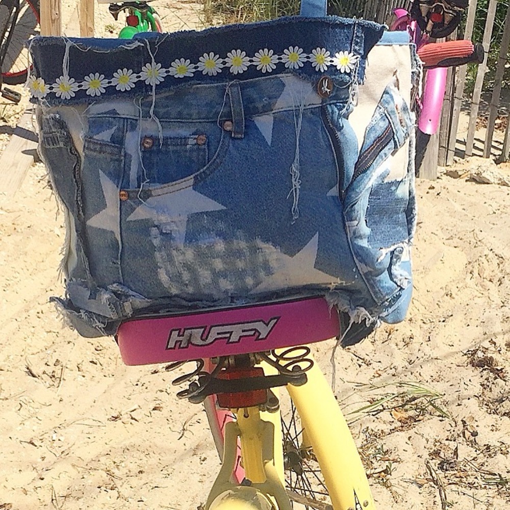 Denim Beach Bag - image 1